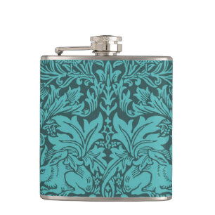 Vintager Stil mit Vögeln, Brer Kaninchen Flachmann