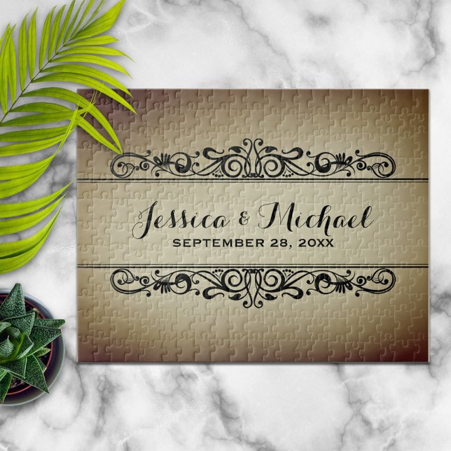 Vintager Stil Personalisierte Hochzeit Jahrestag (Von Creator hochgeladen)