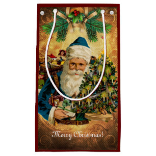 Vintager Stil St. Nikolaus (Weihnachtsmann) Weihna Kleine Geschenktüte