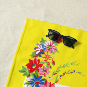 Vintager Stil Strandtuch