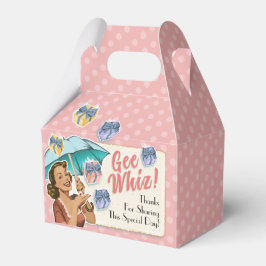 Vintager Stil Umbrett Brautparty Gefallen Box Geschenkschachtel