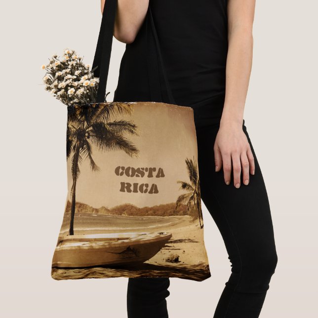 Vintager Strand Costa Rica Tasche (Von Nahem)