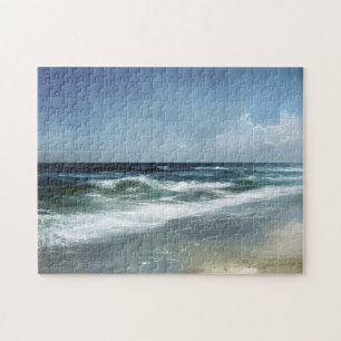 Vintager Strand Landschaftlich Landschaft
