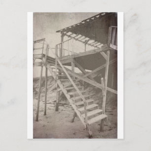 Vintager Strand Postkarte