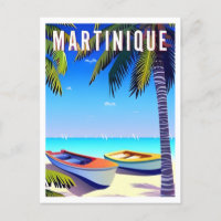 Vintager Strand von Martinique