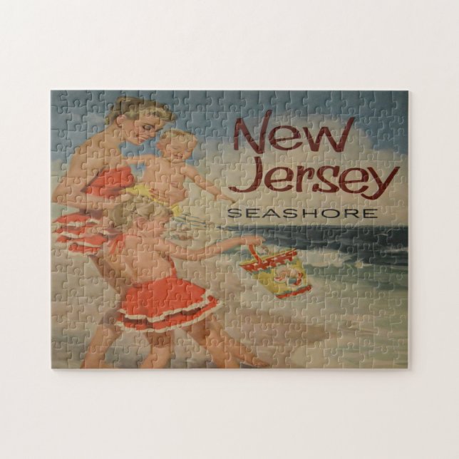 Vintager Strand von New Jersey (Horizontal)