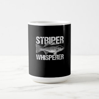 Vintager Striper Whisperfischer Kaffeetasse