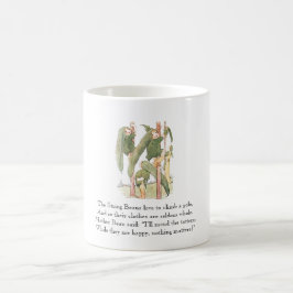 Vintager Strumpfbär Niedlich Kids Pflanzlich Grün Kaffeetasse