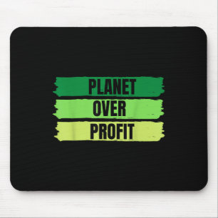 Vintager T - Shirt 2022 Planet Over Profit Earth D Mousepad