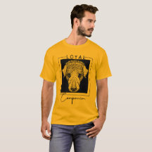 Vintager T - Shirt der Hunde von Julie de Graag