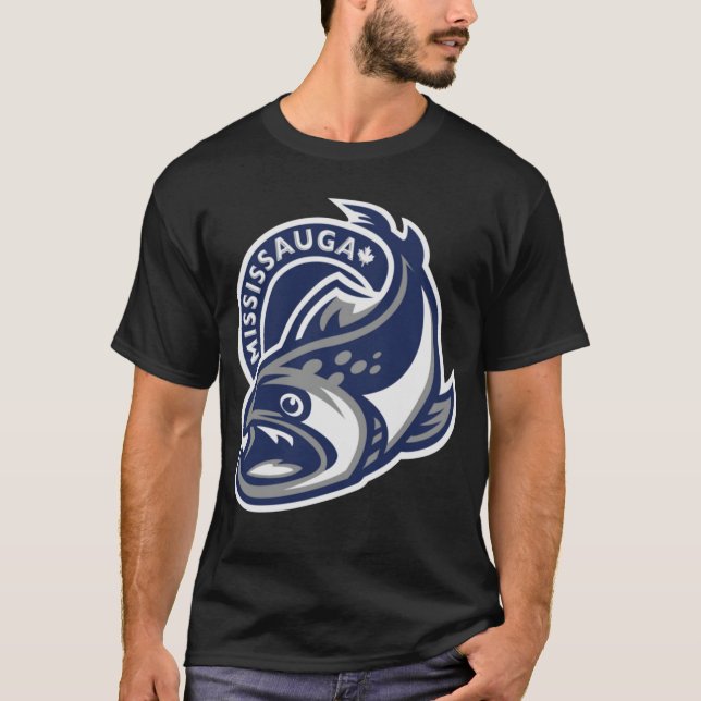 Vintager T - Shirt für die Logos von Mississauga (Vorderseite)