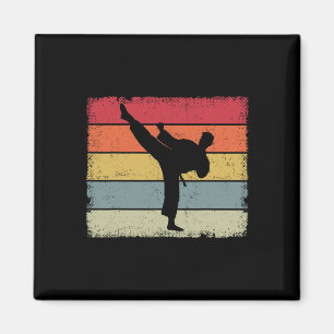 Vintager Taekwondo Karate Magnet