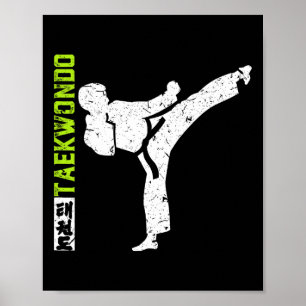 Vintager Taekwondo Poster