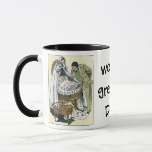 Vintager Tag der glücklichen Väter, Viktorianische Tasse