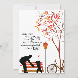 Vintager Tag des Glücks im Park Feiertagskarte