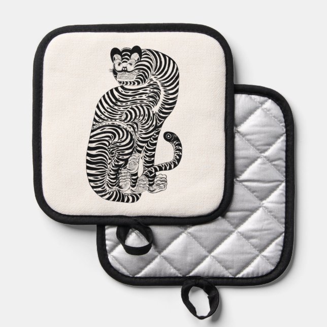 Vintager Talismantiger Kleiner Topflappen (Vorderseite/Rückseite)