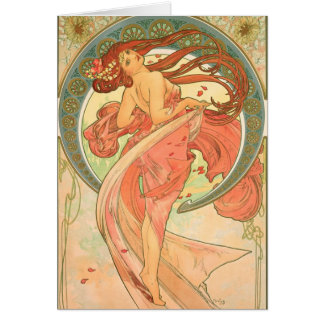 Vintager Tanz durch Alphonse Mucha