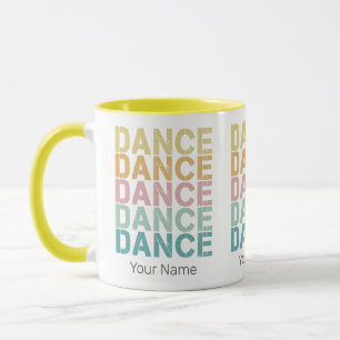 Vintager Tanz für Retro Disco Tasse