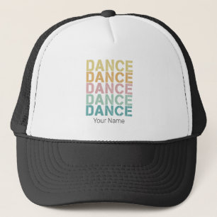 Vintager Tanz für Retro Disco Truckerkappe