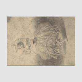 Vintager Tänzer Seidenpapier