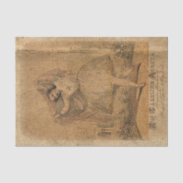 Vintager Tänzer Seidenpapier