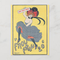 Vintager Tänzer, Text bearbeiten Postkarte