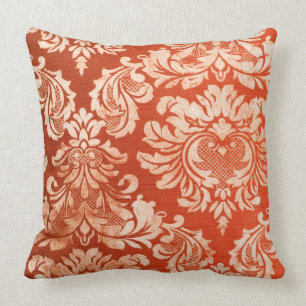 Vintager Tapetenmit blumenhintergrund Kissen