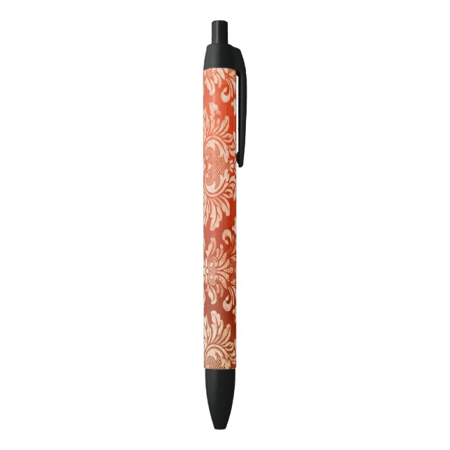 Vintager Tapetenmit blumenhintergrund Kugelschreiber (Unterseite (Vertikal))