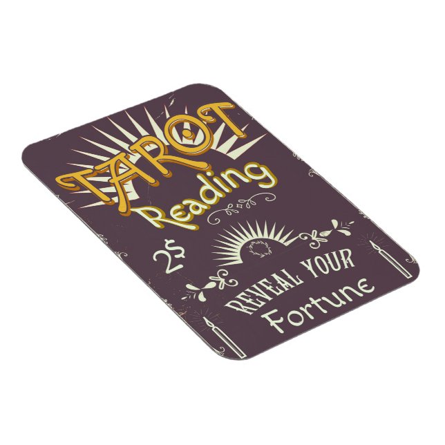 Vintager Tarot Reader Magnet (Rechte Seite)