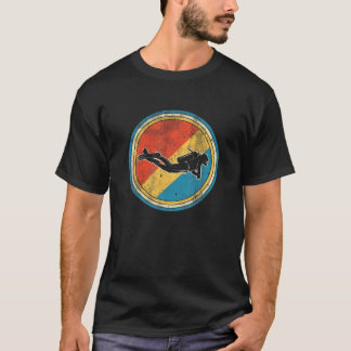 Vintager Taucher gestört T-Shirt