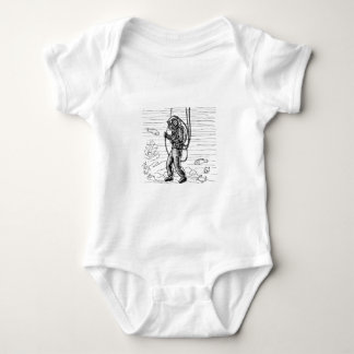 Vintager Taucher - OzeantauchAnzug Baby Strampler