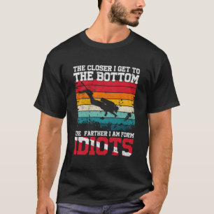 Vintager Tauchtaucher unter Wasser T-Shirt