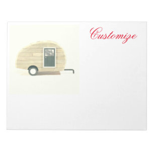 Vintager Teardrop-Anhänger Sinti und Roma Notizblock