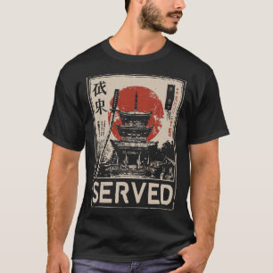 Vintager Tempeldienst   Ehrenkunst T-Shirt