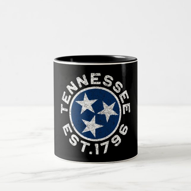 Vintager Tennessee Zweifarbige Tasse (Mittel)