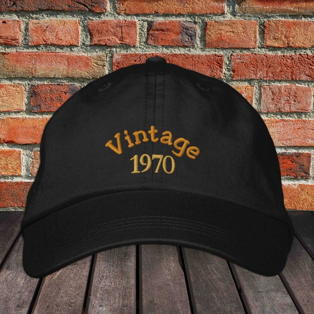 VINTAGER Test. 19xx bestickte Baseballkappe /b'day (Von Creator hochgeladen)