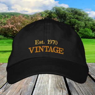VINTAGER Test. 19xx bestickte Baseballkappe /b'day
