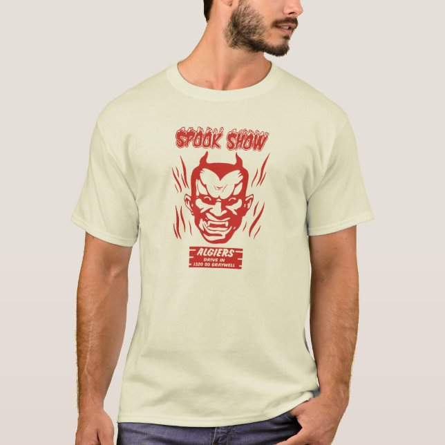 Vintager Teufel Antrieb-im Spook-Show-T - Shirt (Vorderseite)