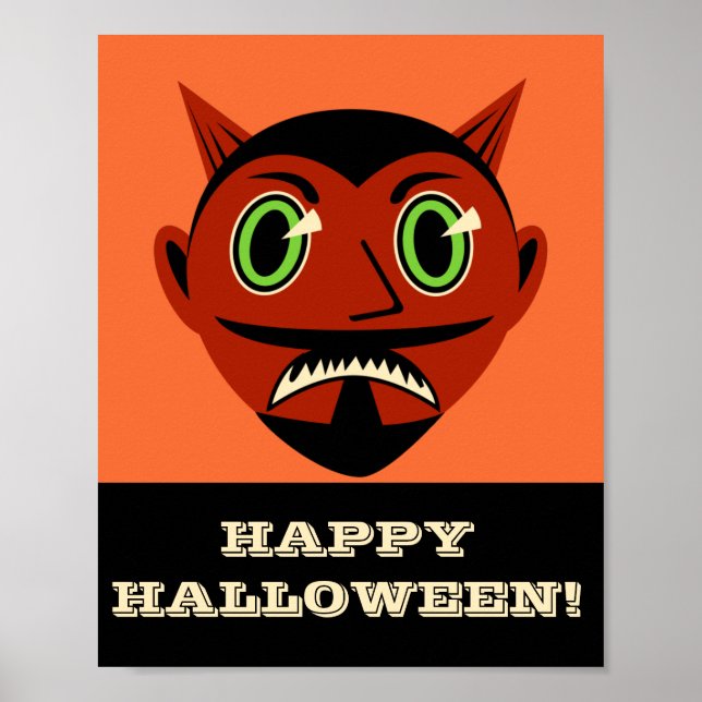 Vintager Teufel Poster (Vorne)