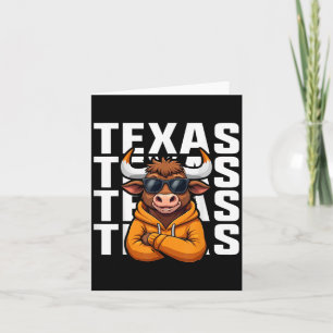 Vintager Texas-Grafik für Männer Frauen Kinder Karte