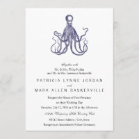 Vintager texturierter Kraken