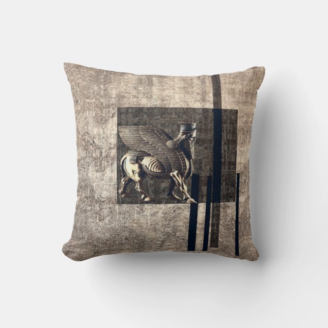Vintager Throw Kissen (Vorderseite)