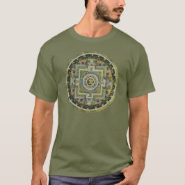 Vintager tibetanischer Tantric BuddhismusMandala T-Shirt