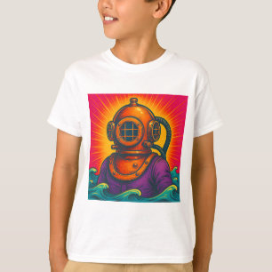 Vintager Tiefseetaucher T-Shirt