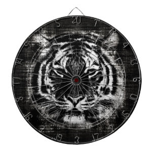 Vintager Tiger Dartscheibe