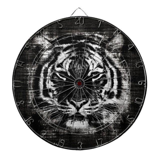 Vintager Tiger Dartscheibe (vorne)