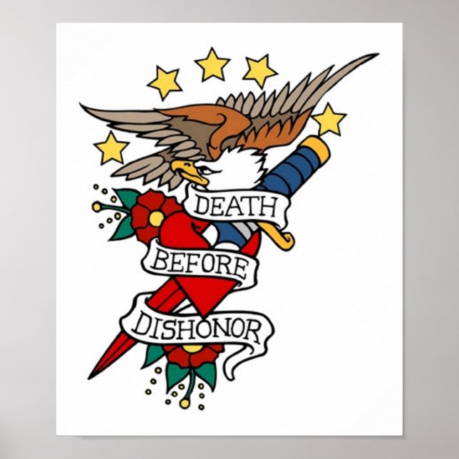Vintager Tod vor Ehre Poster (Vorne)