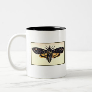 Vintager Todesmotiv Zweifarbige Tasse