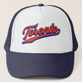 Vintager Toronto T - Shirt - Retro City Style Truckerkappe