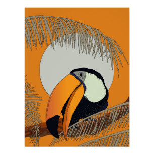 Vintager Toukan Poster